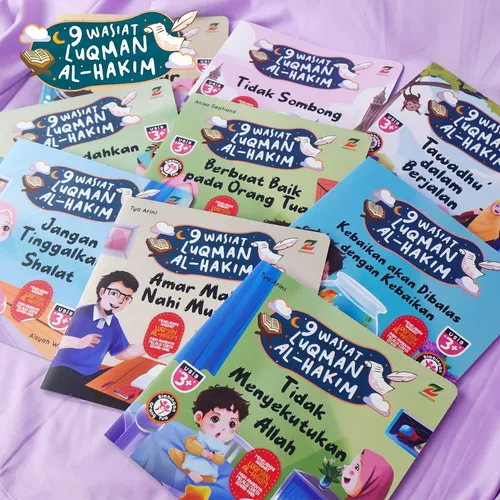 Buku Anak 9 Wasiat Luqman Al-Hakim: Panduan Akidah & Akhlak