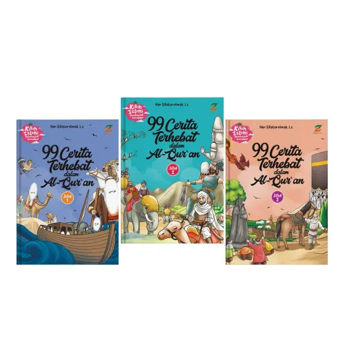 Buku Anak 99 Cerita Terhebat Al-Quran: Kisah Inspiratif 6+