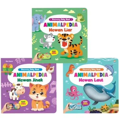 Buku Animalpedia Bayi: Ensiklopedia Hewan Bilingual & Ilustrasi