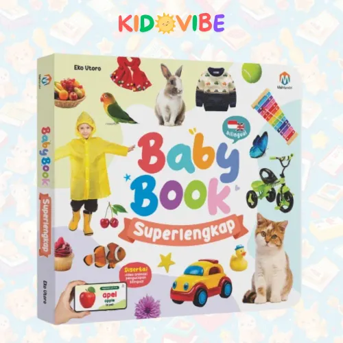 Buku Baby Book Superlengkap: 300+ Kosakata Bilingual Stimulasi Otak