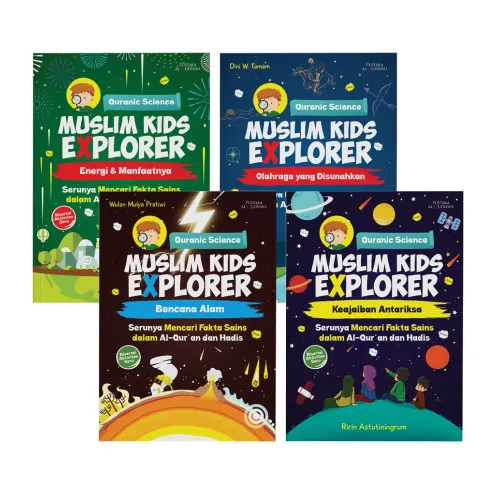 Buku Muslim Kids Explorer: Pengetahuan Anak Islam (4 Buku Seri)