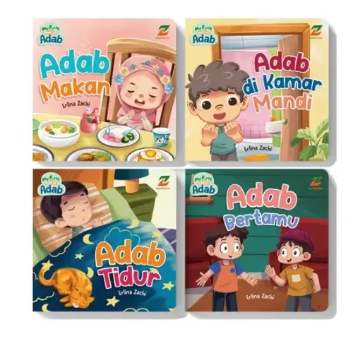 Buku My First Book of Adab: Mini Boardbook Islam Anak Balita