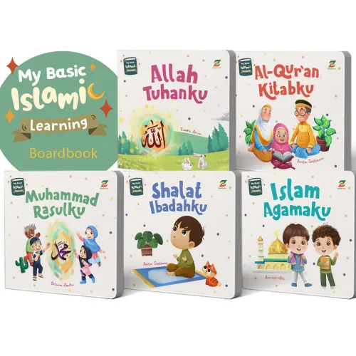 Buku My Basic Islamic Learning: 5 Set Boardbook Edukasi Agama