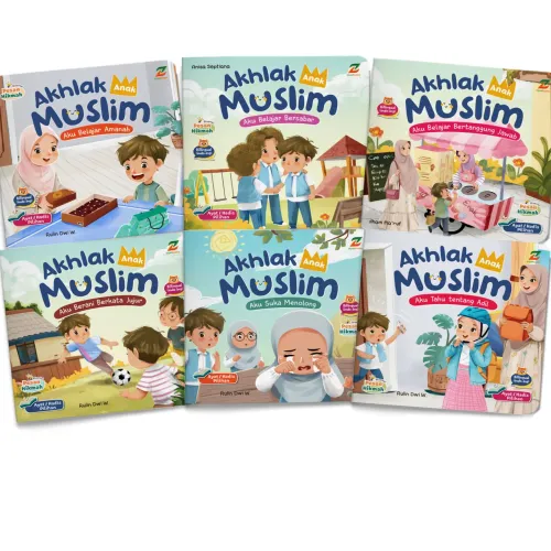 Buku Seri Akhlak Anak Muslim: Panduan Bilingual Nilai Kebaikan 3+